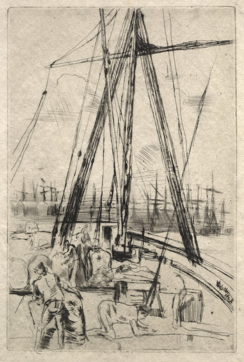 Skipsfart i Liverpool av James McNeill Whistler