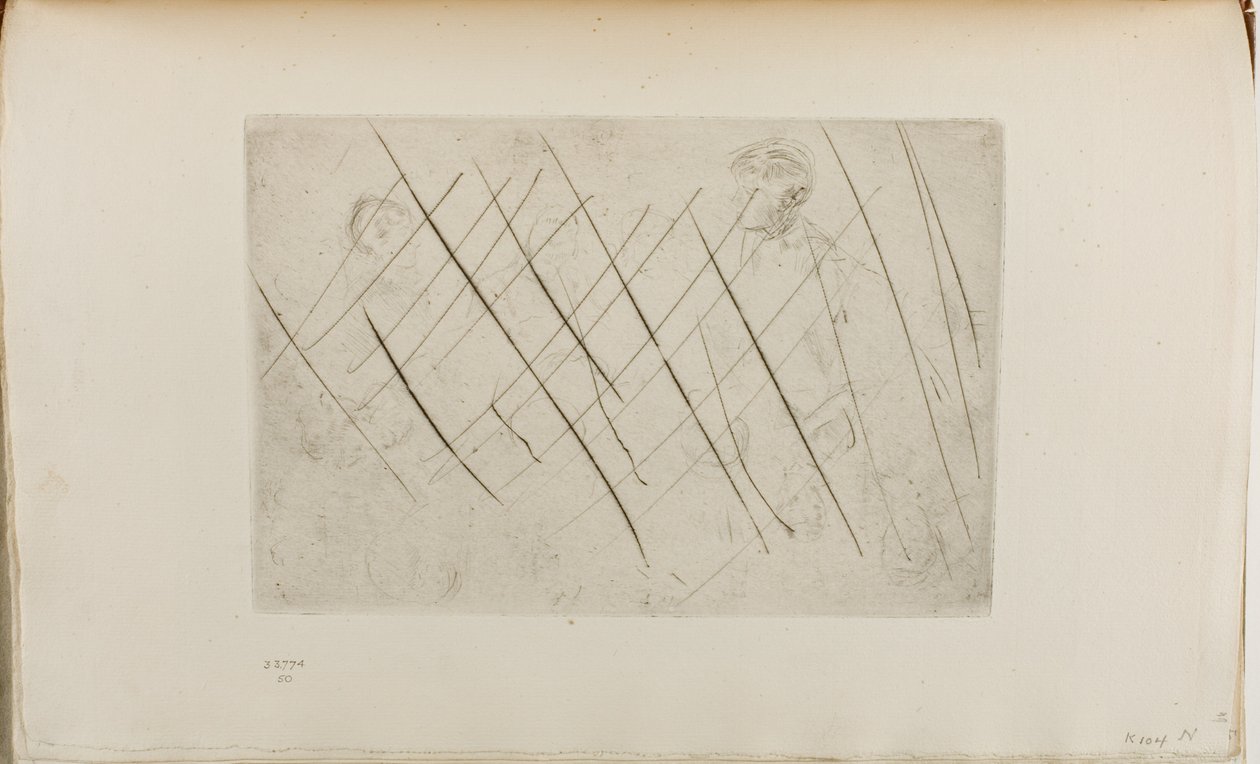 Skisse av hoder av James Abbott McNeill Whistler