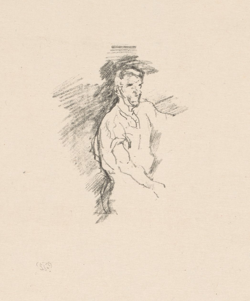 Skisse av en smed av James Abbott McNeill Whistler