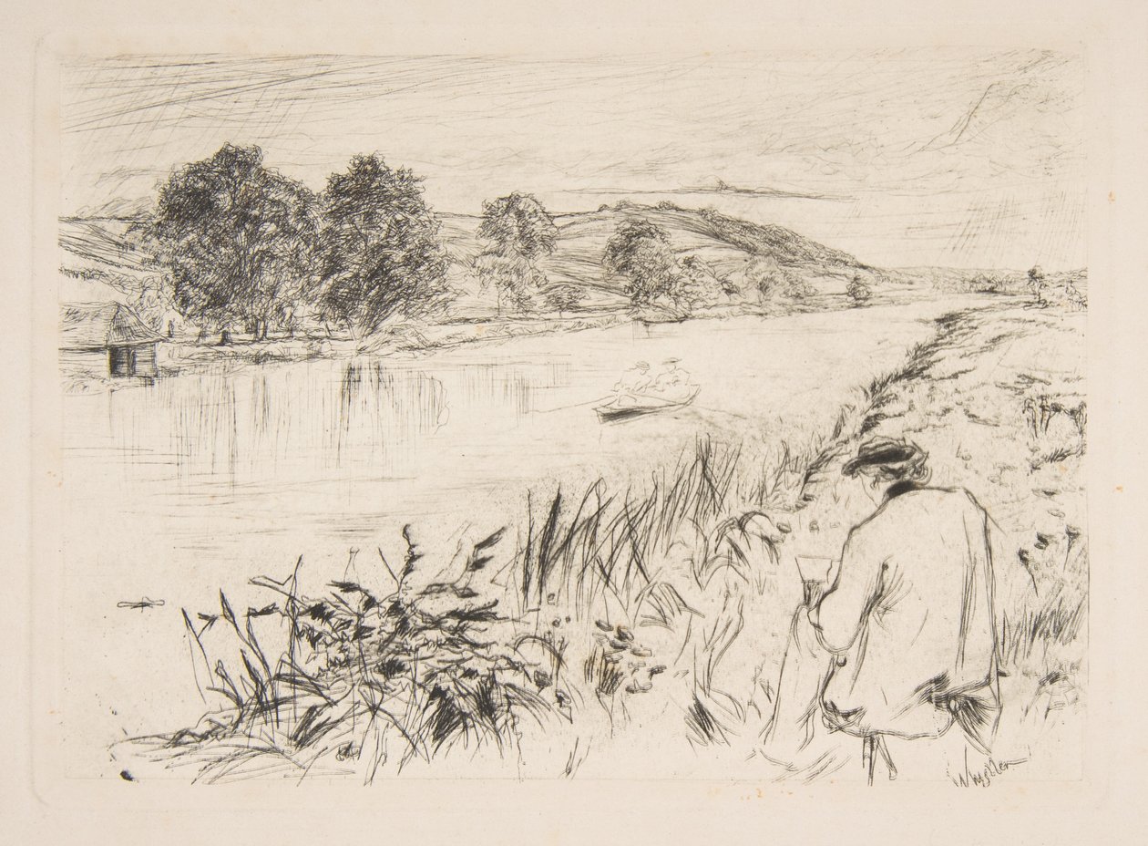 Skisse nr. 1 av James McNeill Whistler