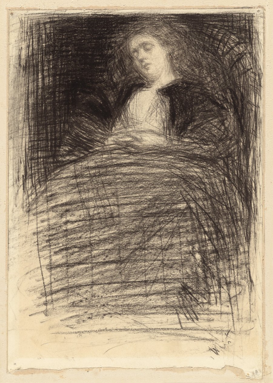 Sovende kvinne av James Abbott McNeill Whistler