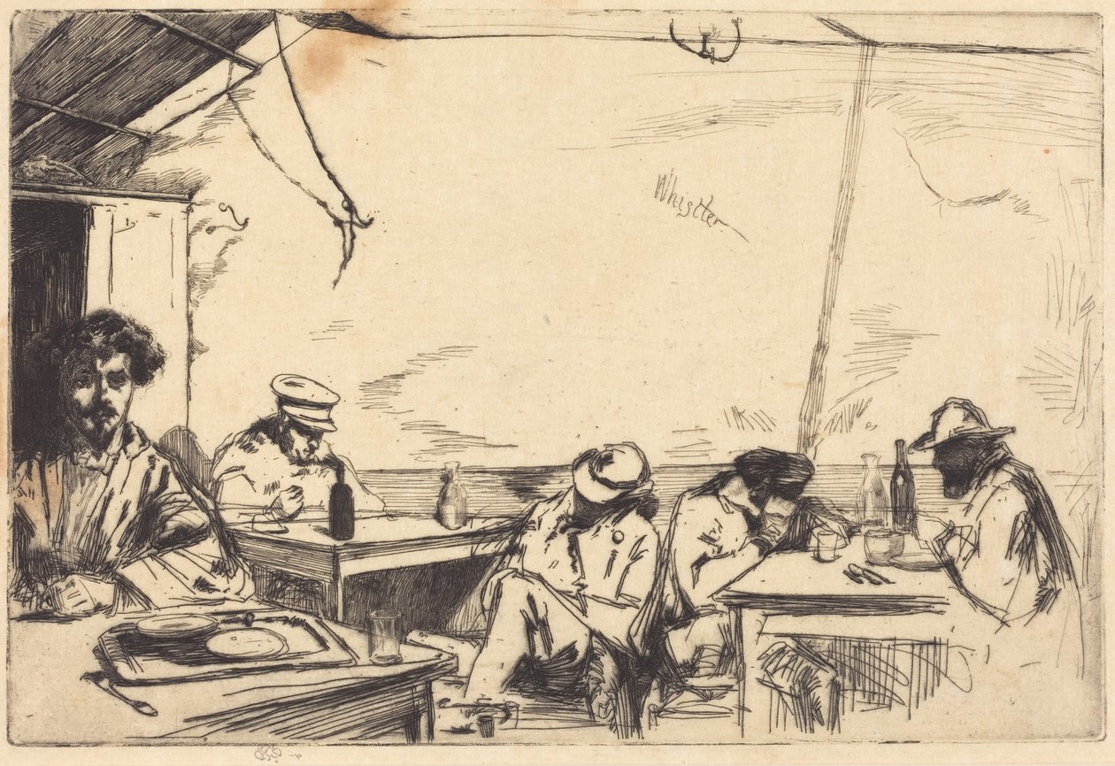 Suppe for tre sous av James McNeill Whistler