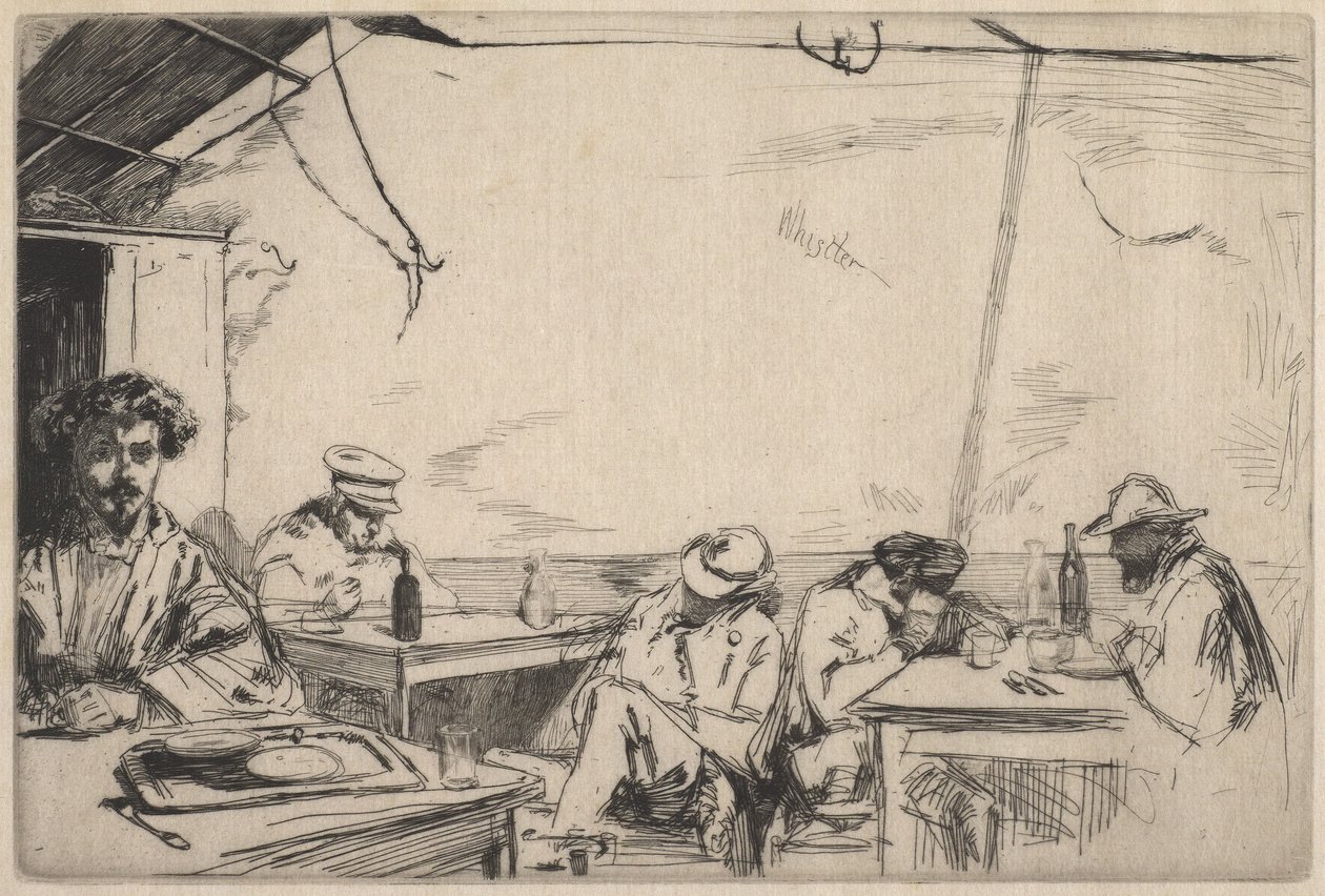 Suppe for tre sous av James McNeill Whistler