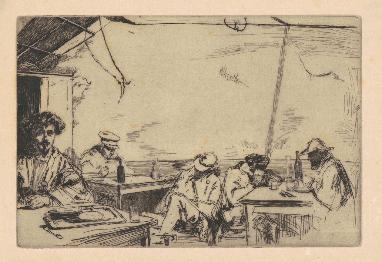 Suppe for tre sous av James McNeill Whistler