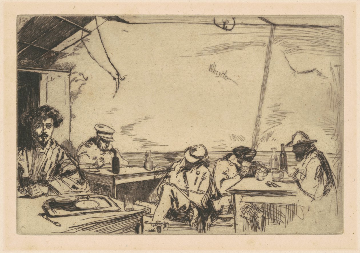 Suppe for tre sous av James McNeill Whistler