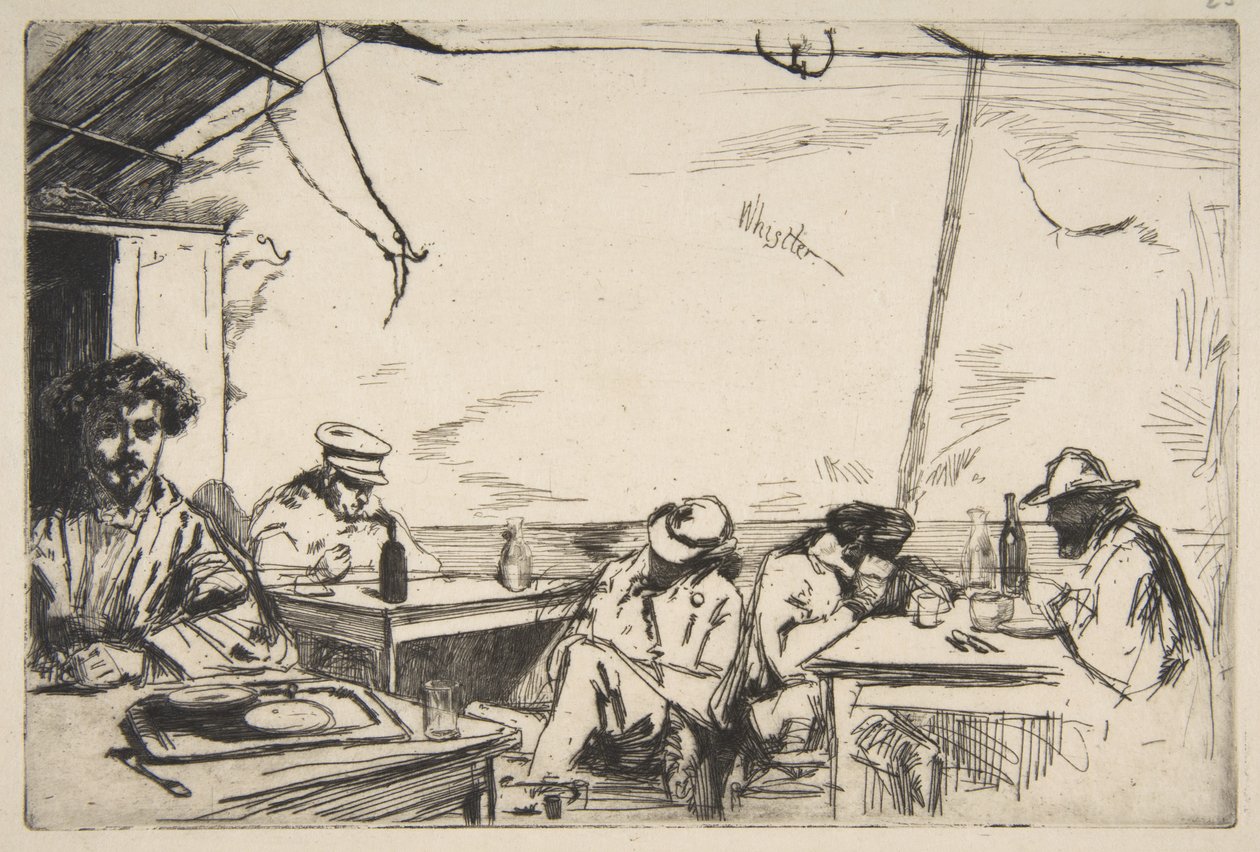 Suppe for tre sous av James McNeill Whistler