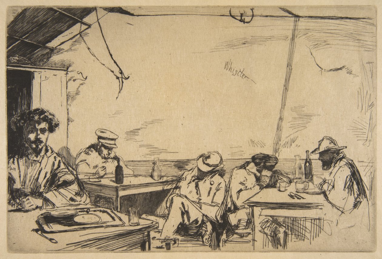 Suppe for tre sous av James McNeill Whistler