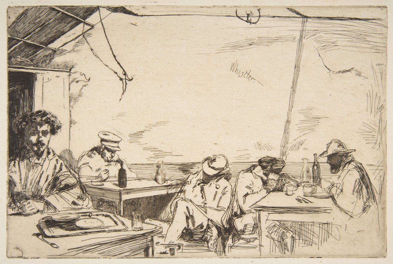 Suppe for tre sous av James McNeill Whistler