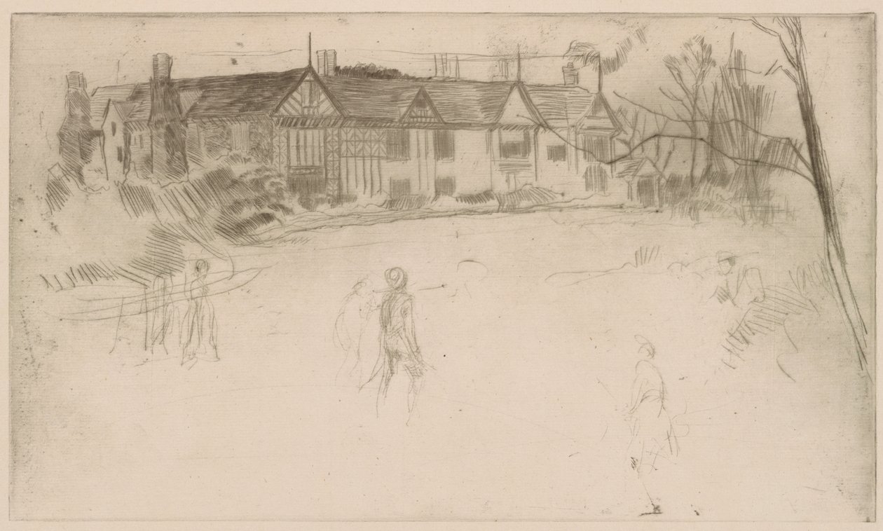 Speke Hall av James Abbott McNeill Whistler