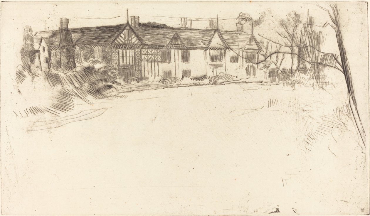Speke Hall, nr.2 av James Abbott McNeill Whistler