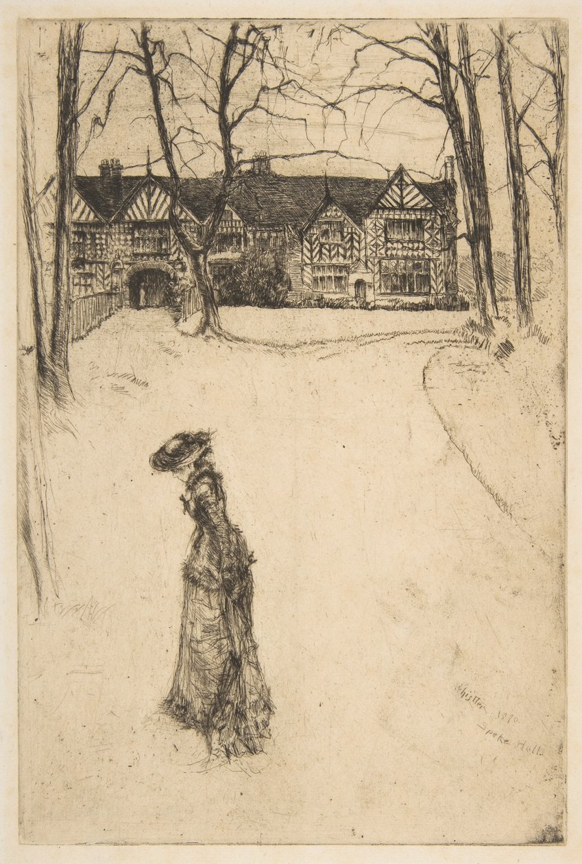 Speke Hall, nr. 1 av James McNeill Whistler