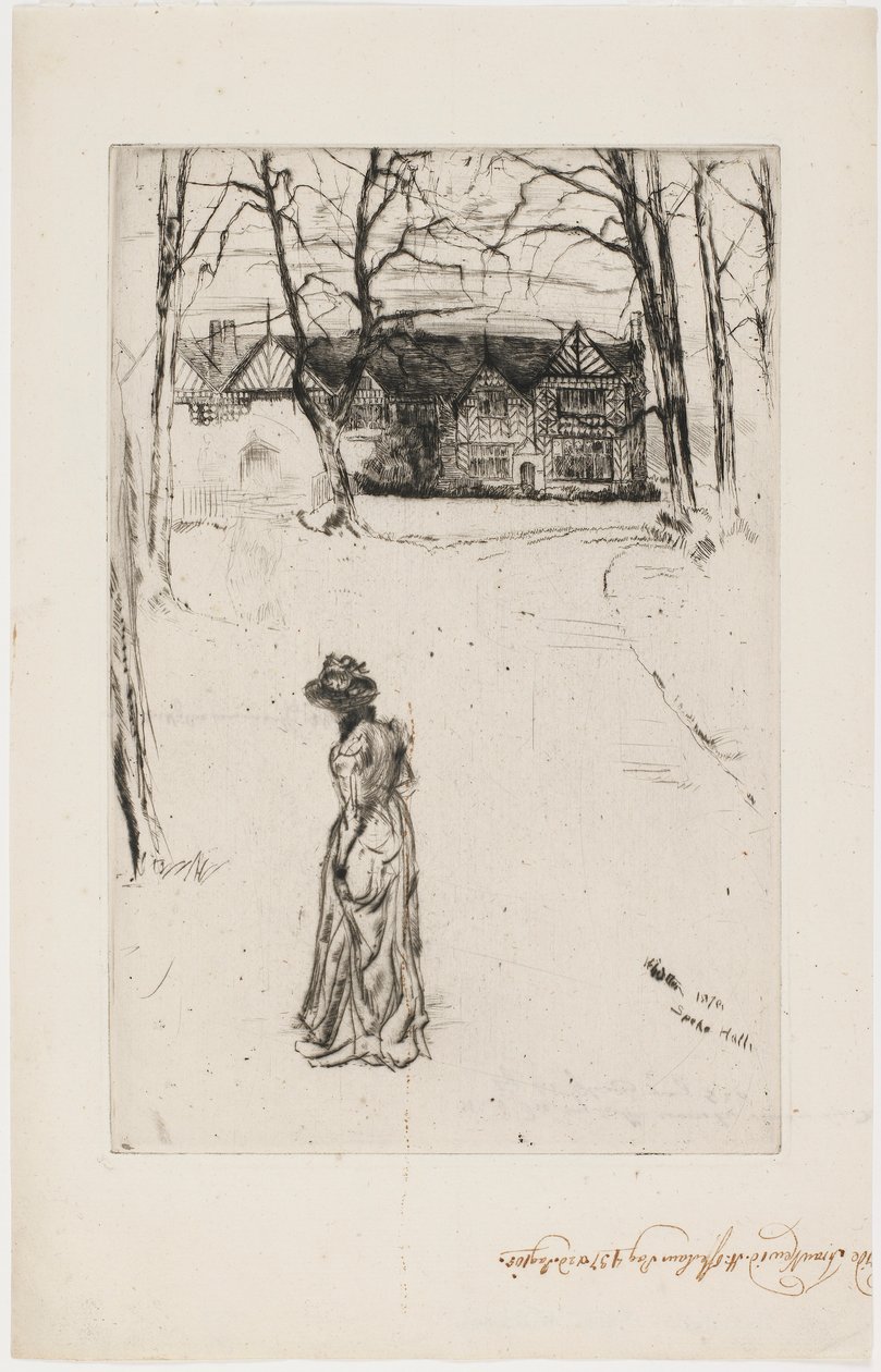 Speke Hall: The Avenue av James Abbott McNeill Whistler