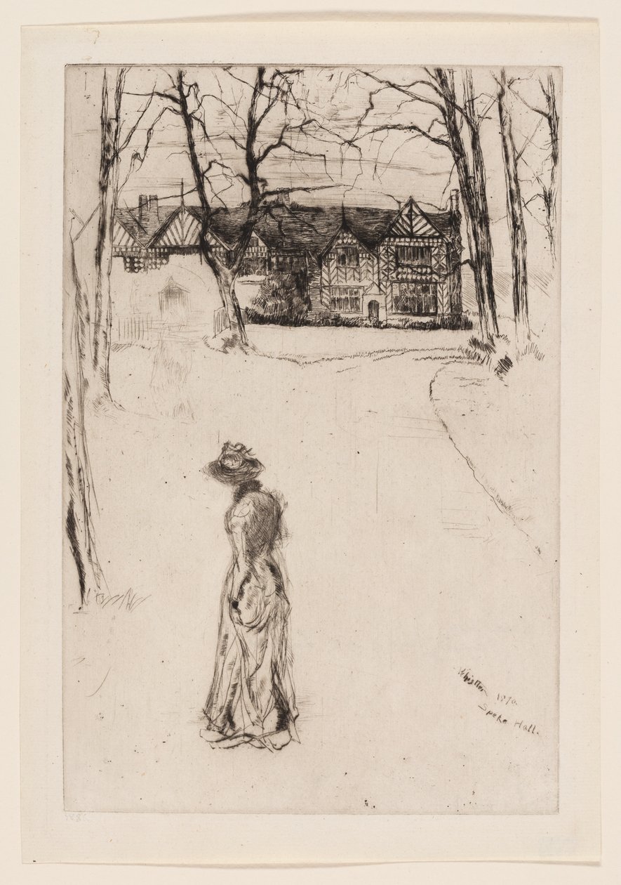 Speke Hall: The Avenue av James Abbott McNeill Whistler