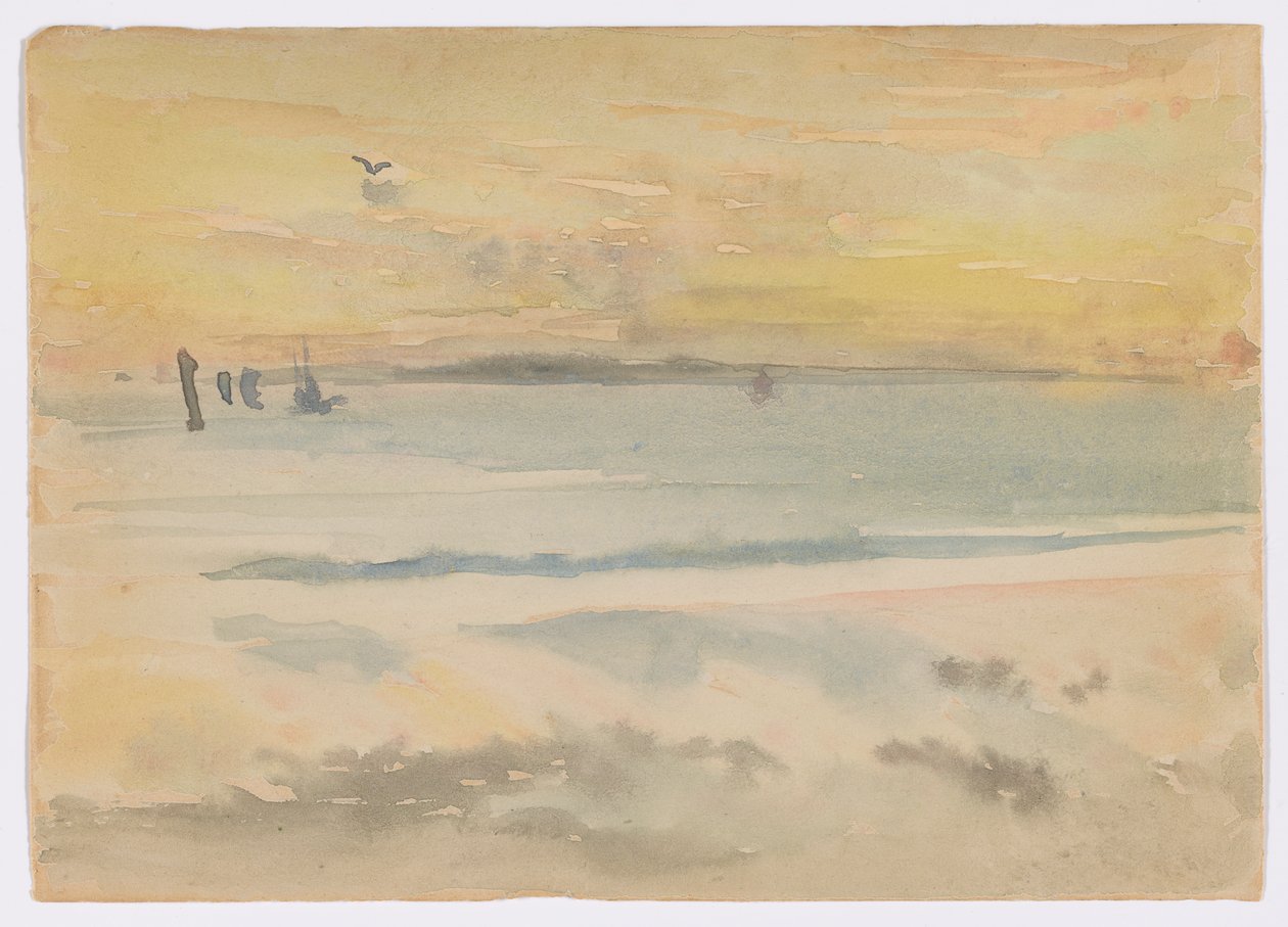 St. Ives: Solnedgang av James Abbott McNeill Whistler