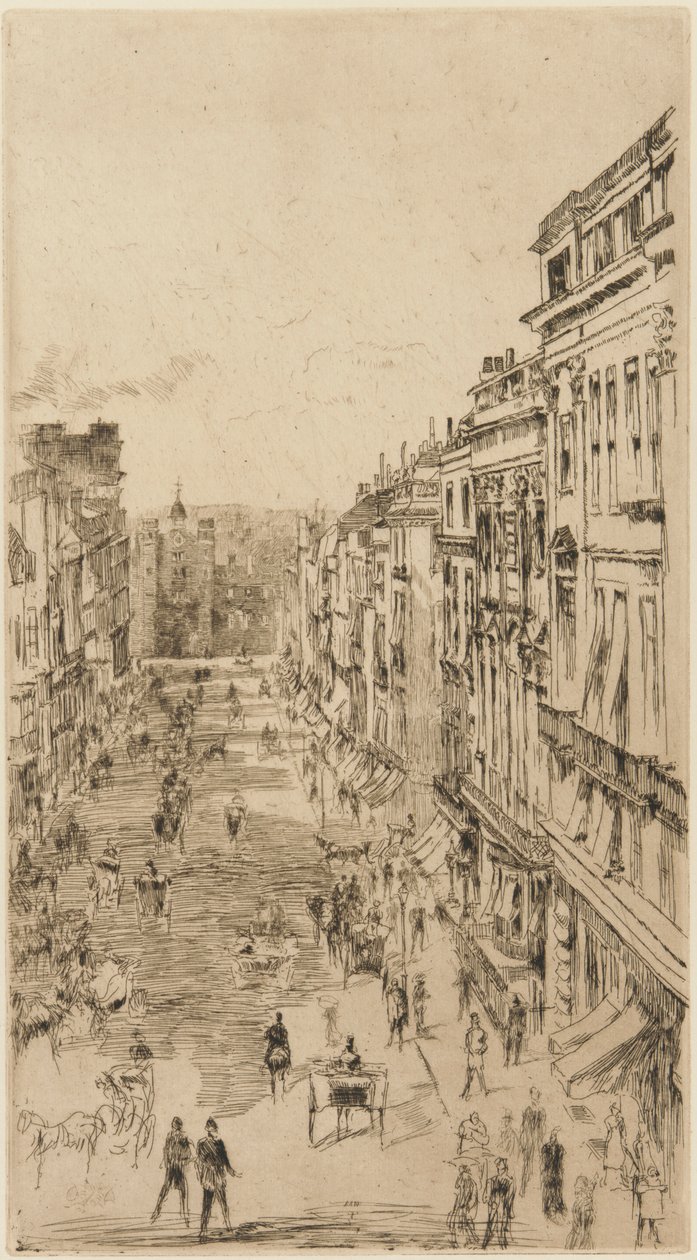 St. James's Street av James Abbott McNeill Whistler