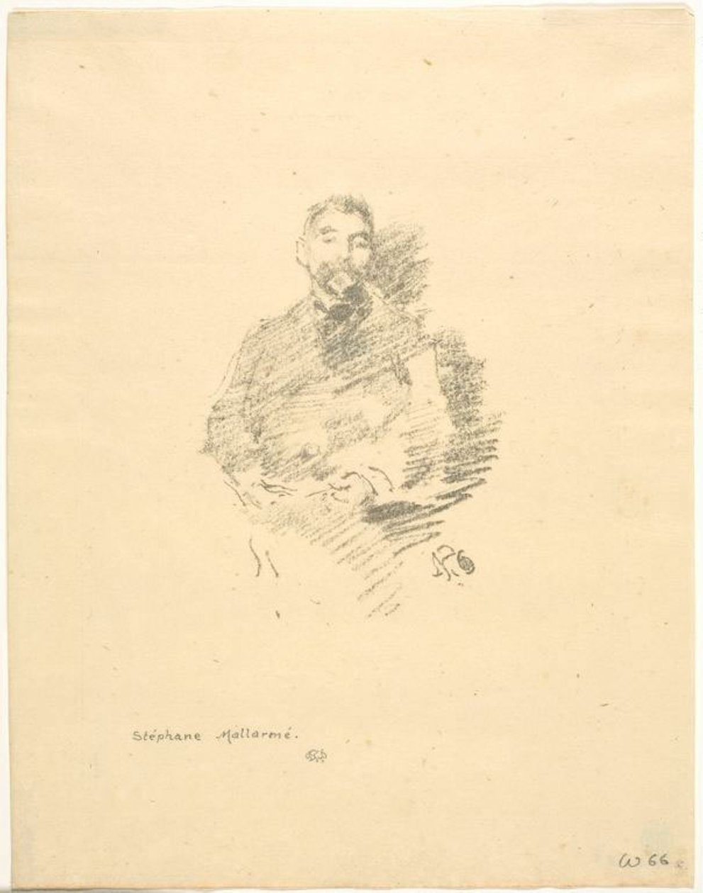 Stephane Mallarme av James Abbott McNeill Whistler