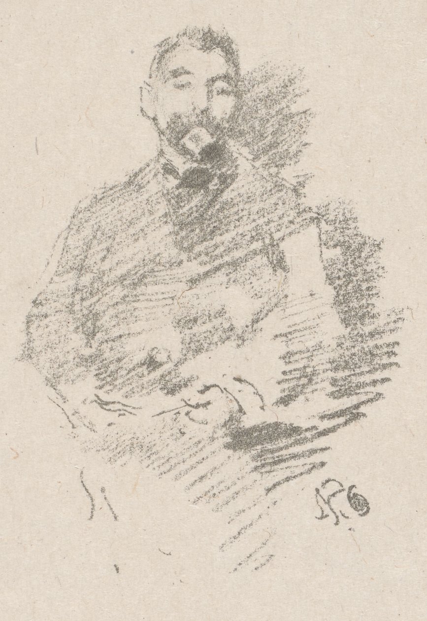 Stephane Mallarme av James Abbott McNeill Whistler