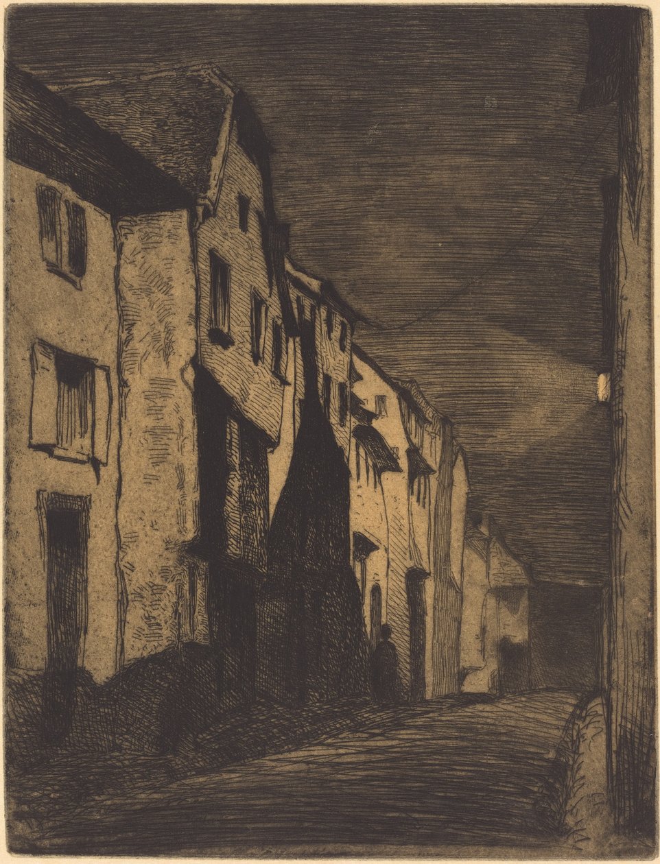 Gate ved Saverne av James Abbott McNeill Whistler