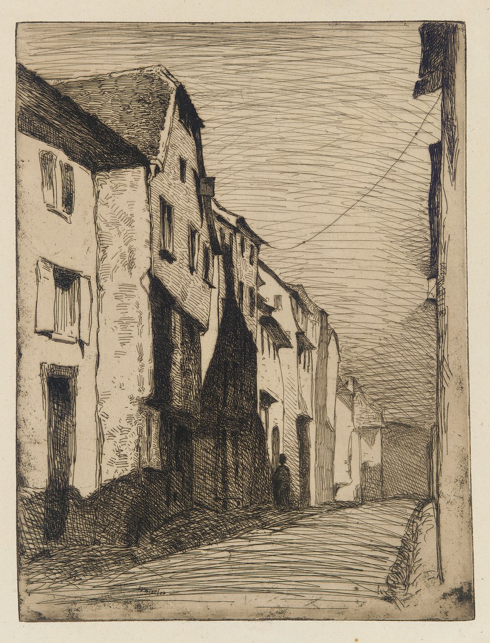 Gate ved Saverne av James Abbott McNeill Whistler