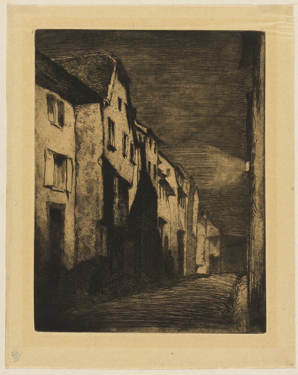 Gate ved Saverne av James Abbott McNeill Whistler