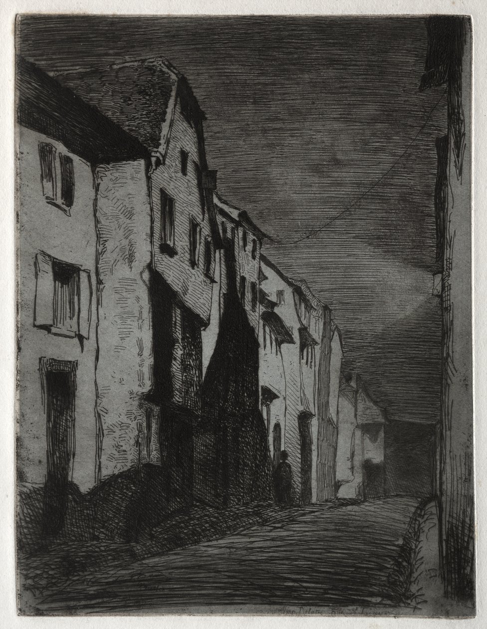 Gaten i Saverne av James McNeill Whistler
