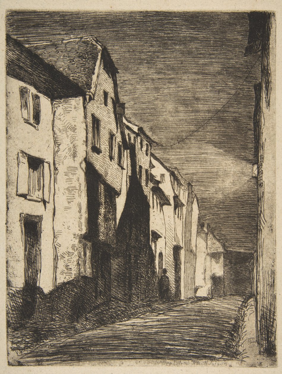 Gate i Saverne av James McNeill Whistler
