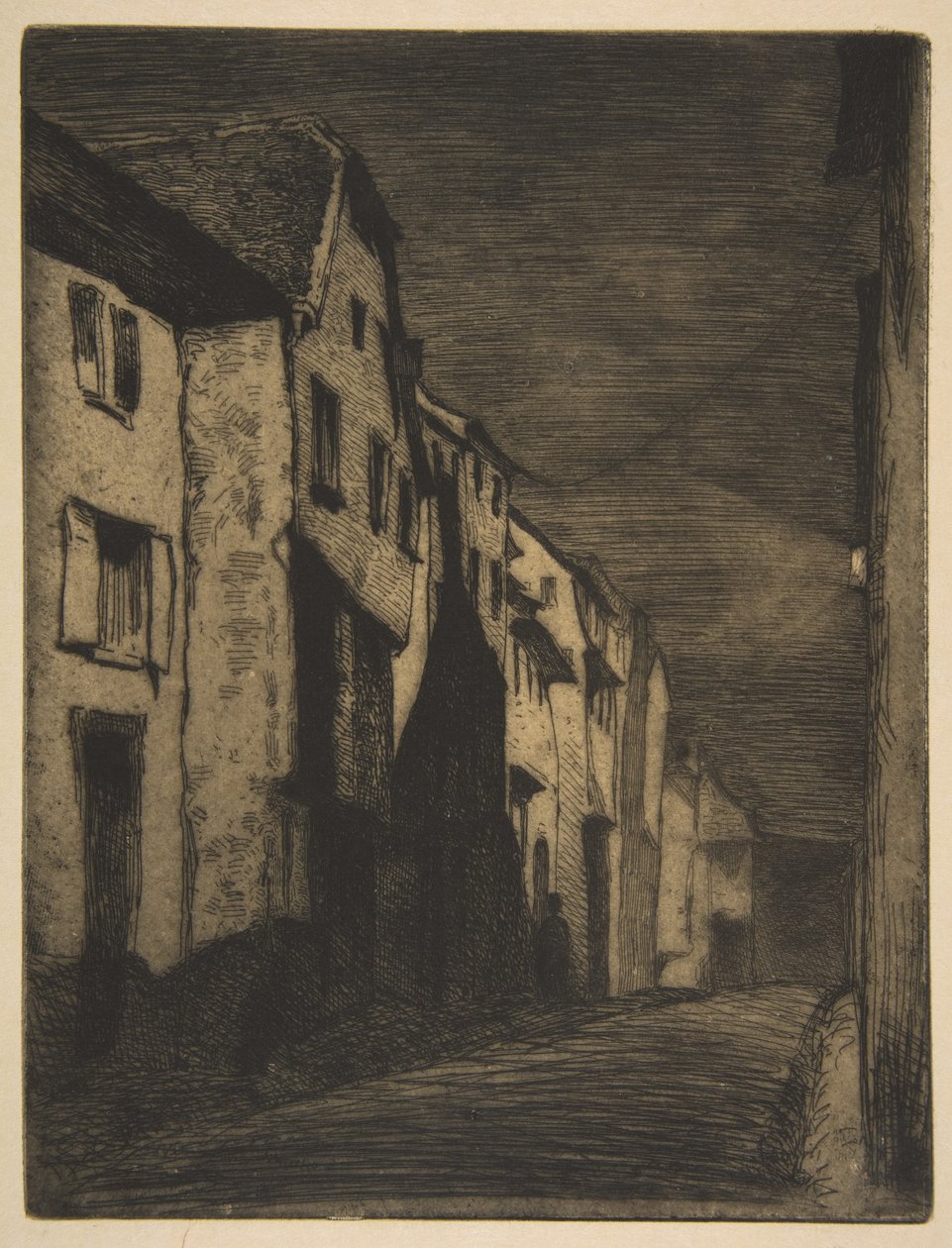 Gate i Saverne av James McNeill Whistler