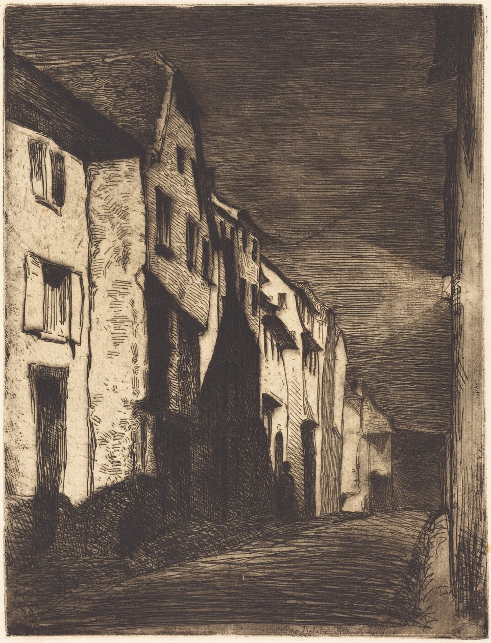 Gate i Saverne av James McNeill Whistler