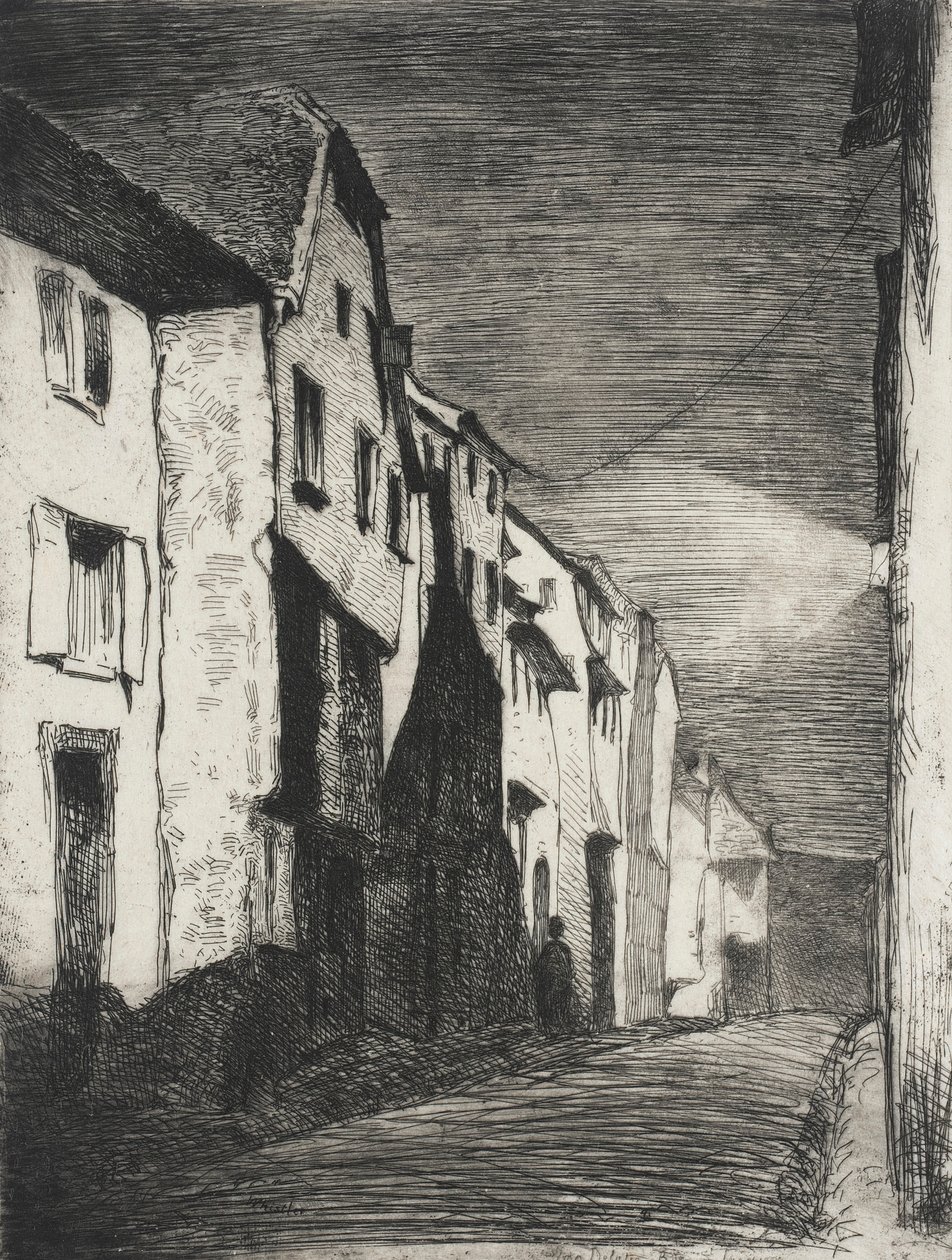 Gate i Saverne av James McNeill Whistler
