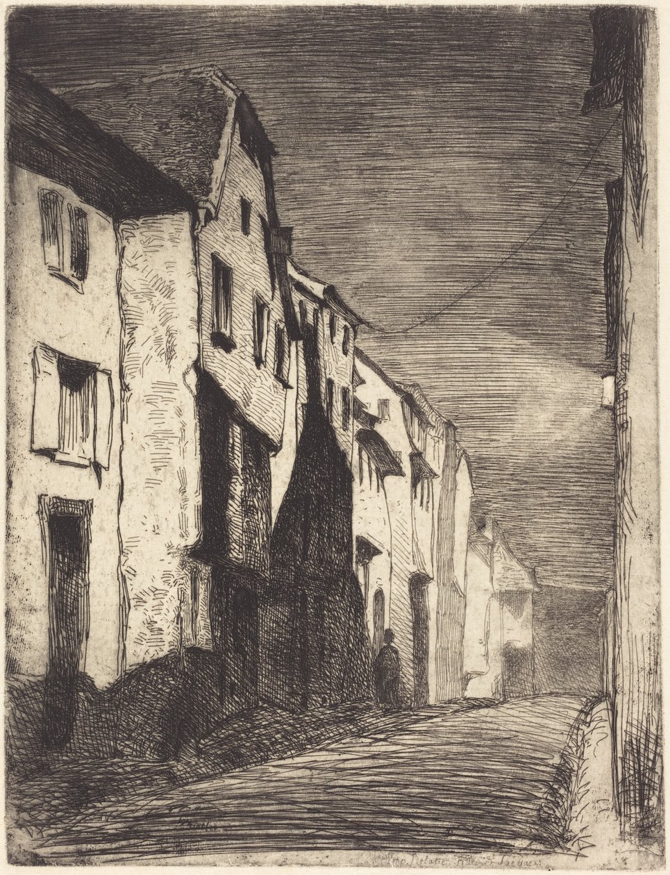 Gate i Saverne av James McNeill Whistler