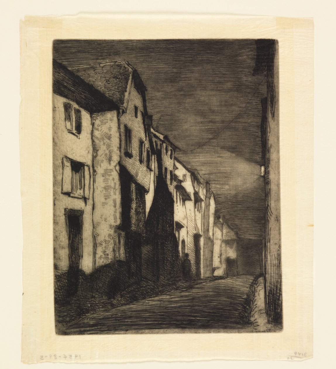 Gate i Saverne av James Abbott McNeill Whistler