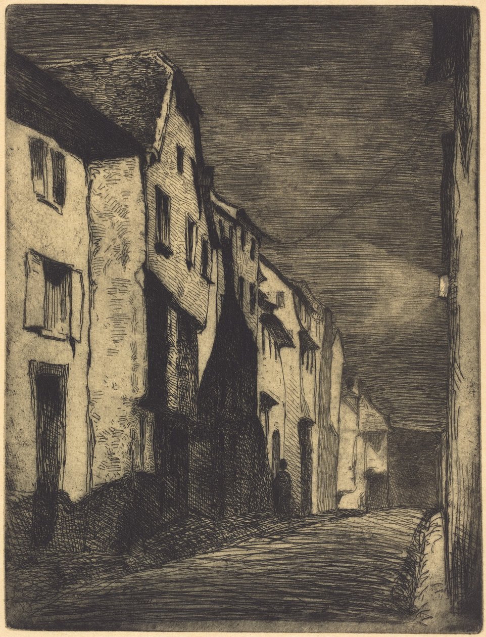 Gate i Saverne av James McNeill Whistler