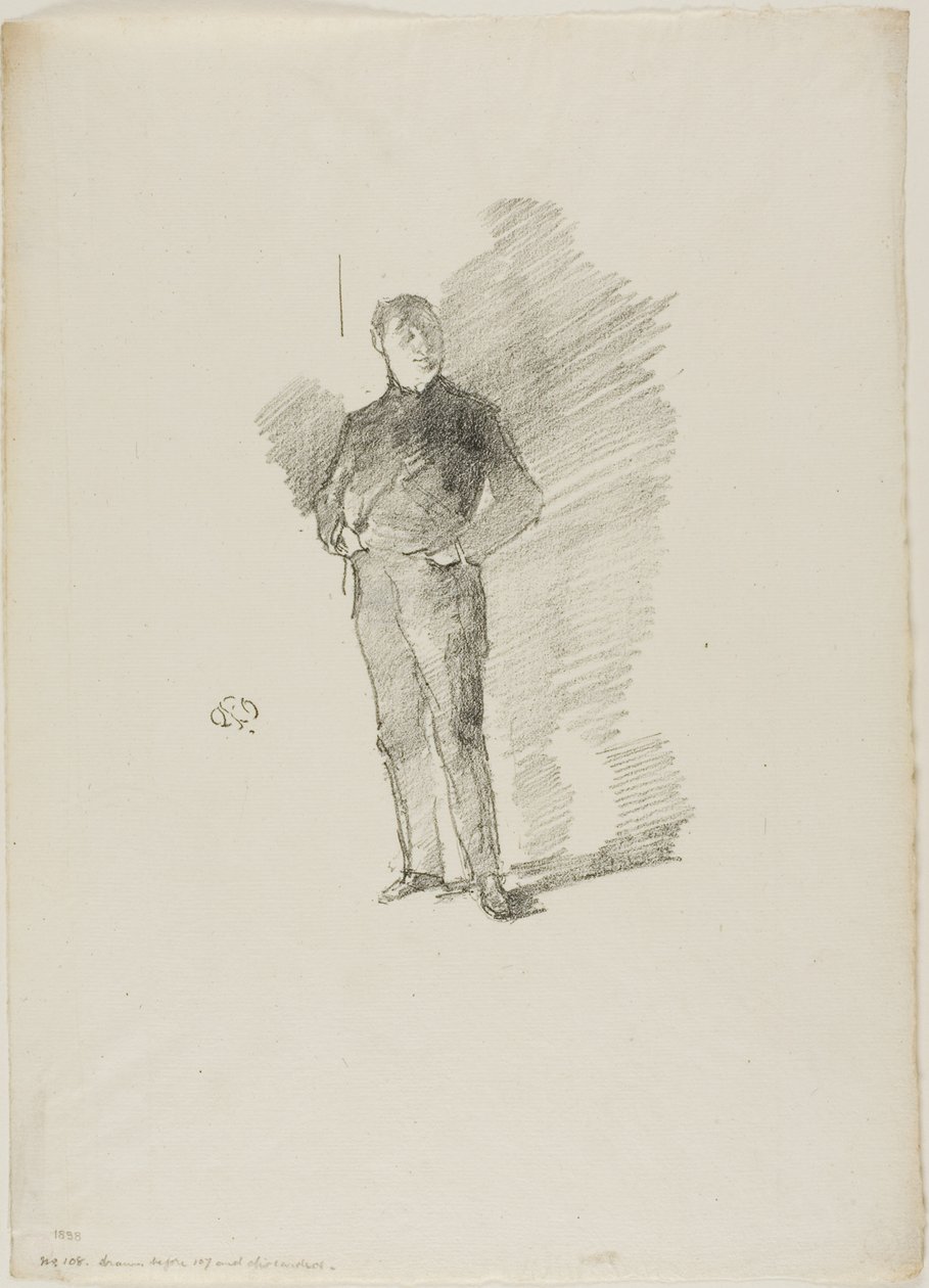 Studie nr. 2: Mr. Thomas Way av James Abbott McNeill Whistler