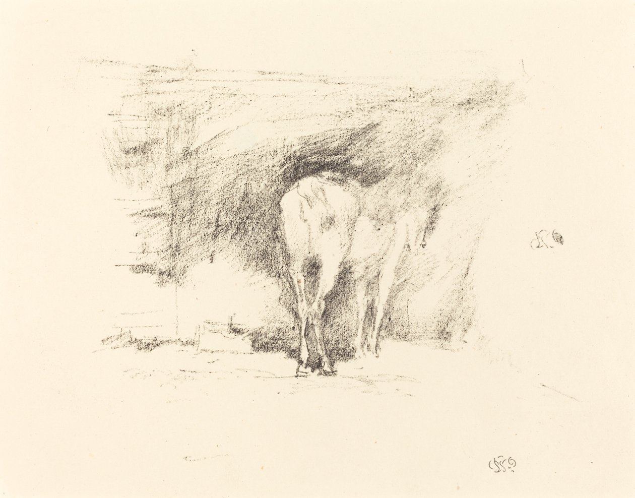 Studie av en hest av James Abbott McNeill Whistler
