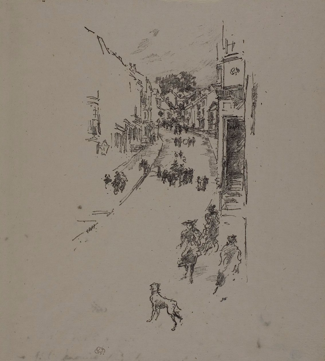 Søndag, Lyme Regis av James Abbott McNeill Whistler