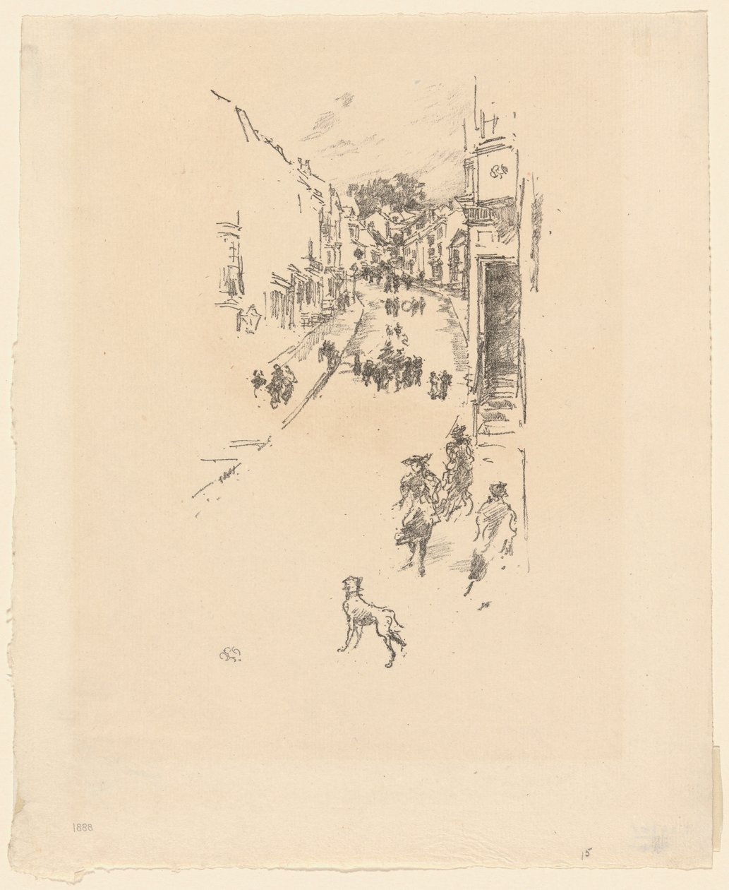 Søndag, Lyme Regis av James Abbott McNeill Whistler