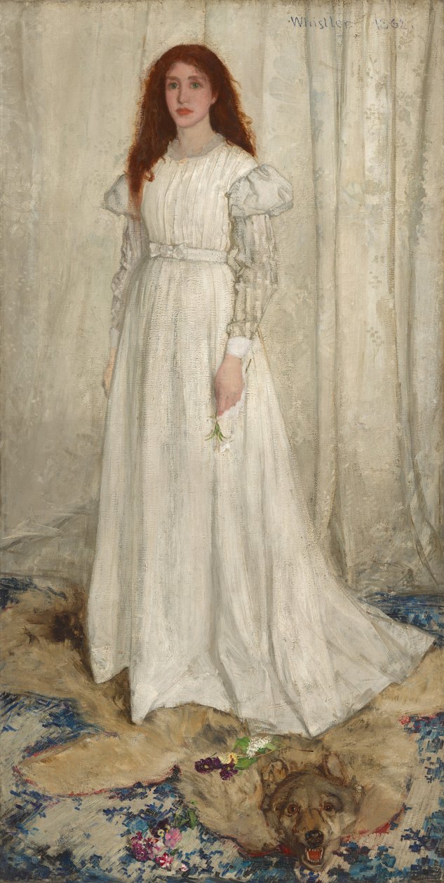 Symfoni i hvitt, nr. 1: Jenta i hvitt av James McNeill Whistler