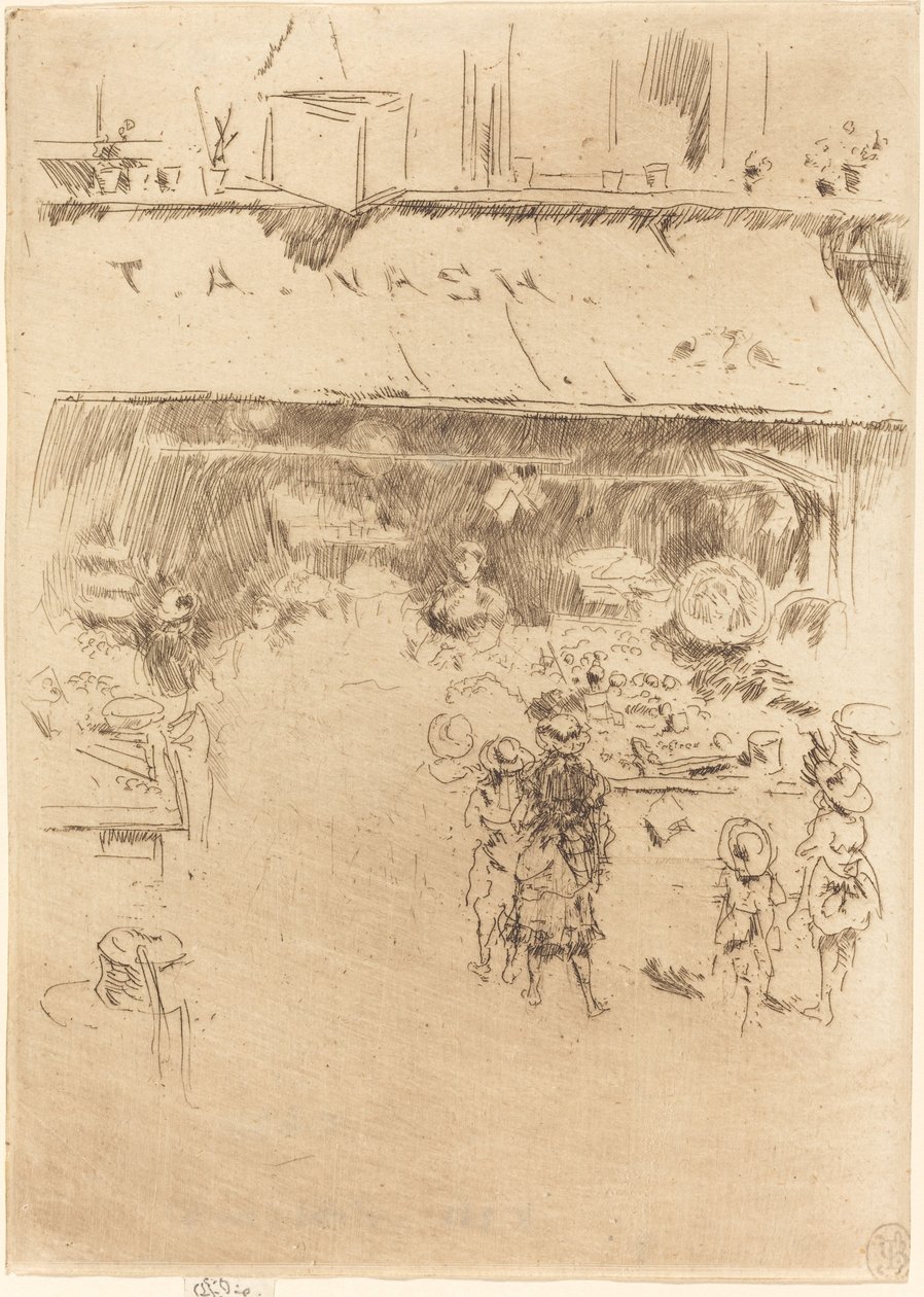 TA Nashs fruktbutikk av James Abbott McNeill Whistler