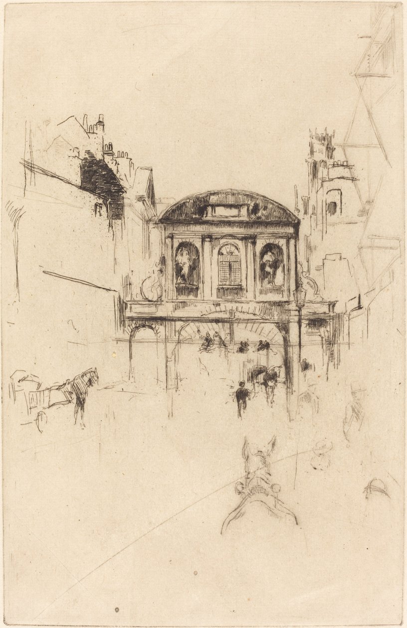 Temple Bar av James Abbott McNeill Whistler