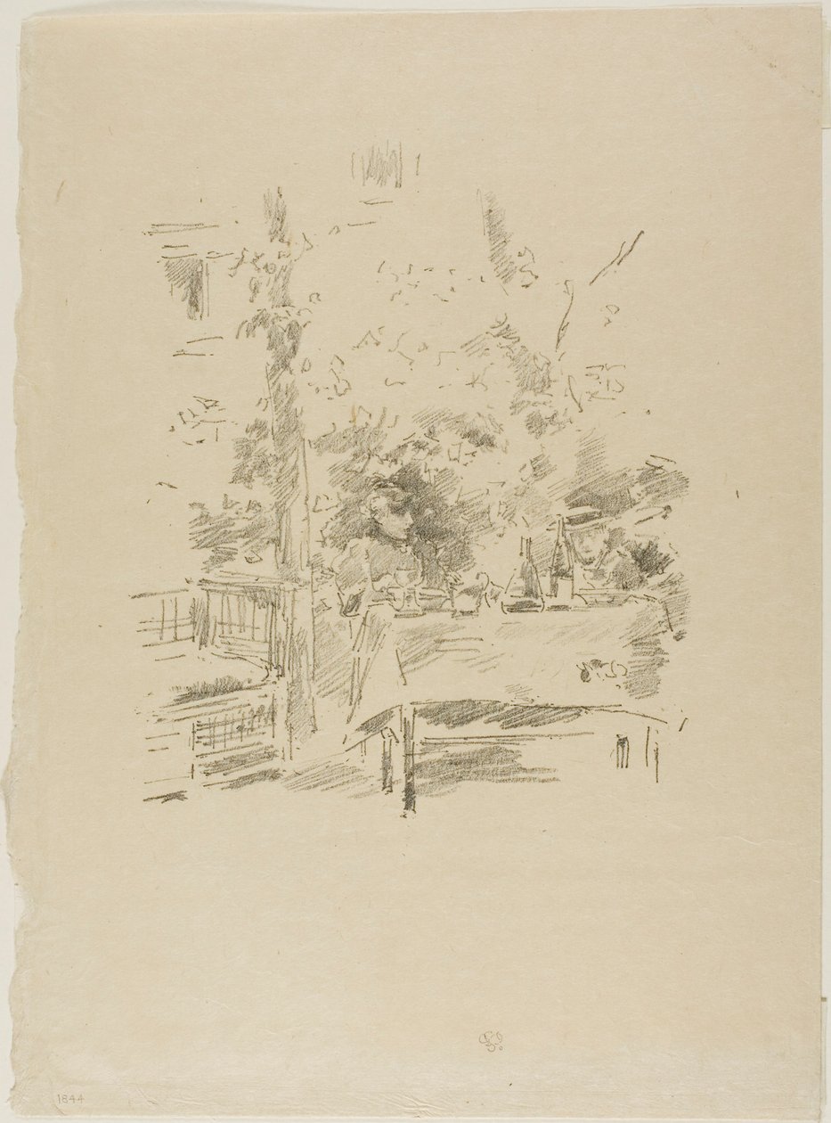 En-til-en i hagen av James McNeill Whistler
