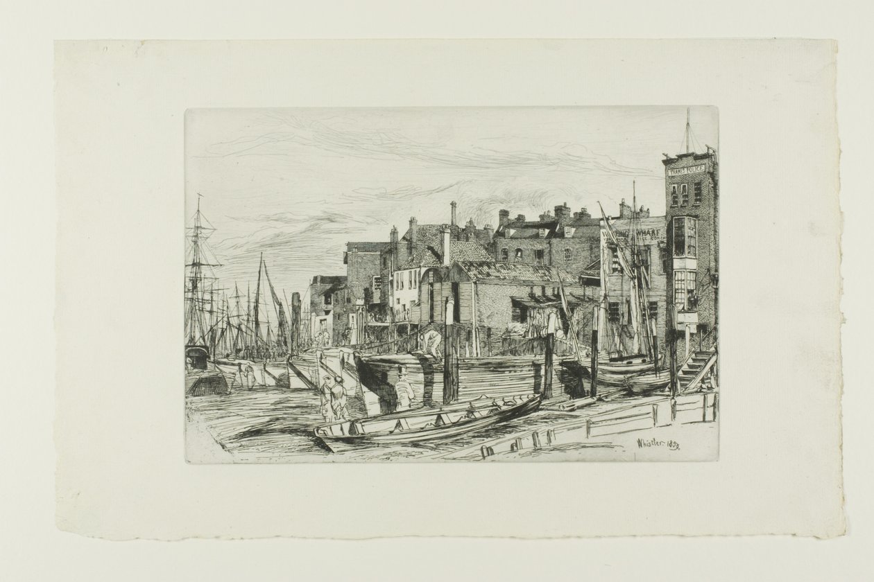 Thames politi av James Abbott McNeill Whistler