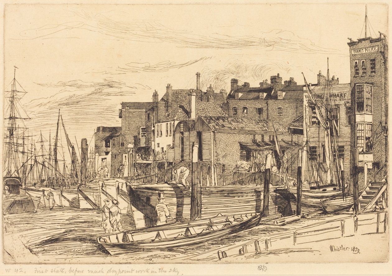 Themsens politi av James McNeill Whistler