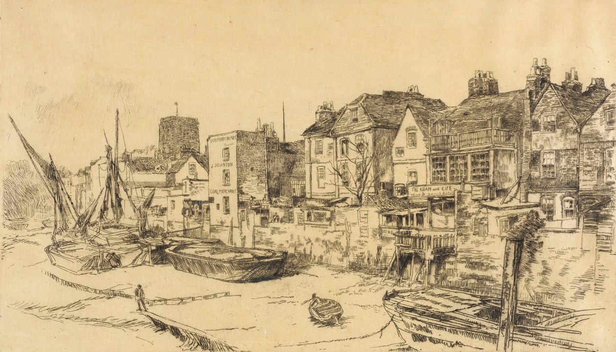 «Adam og Eva», Old Chelsea av James McNeill Whistler