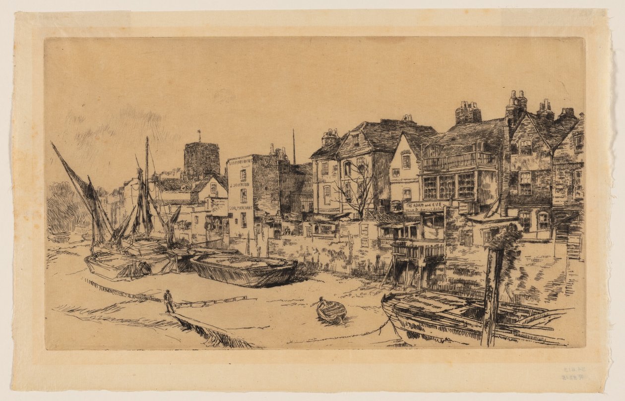 «Adam og Eva», gamle Chelsea av James Abbott McNeill Whistler