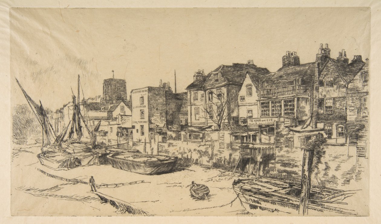 «Adam og Eva», Old Chelsea av James McNeill Whistler