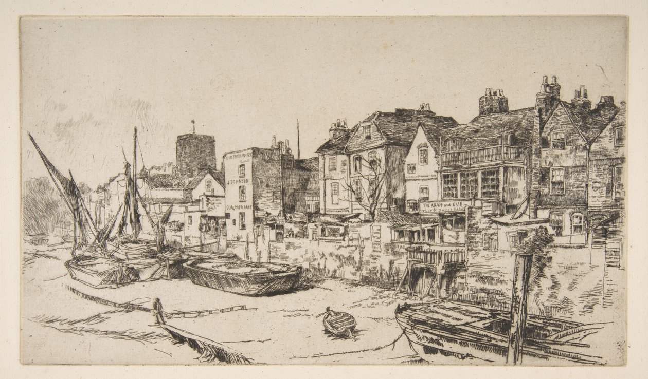 «Adam og Eva», Old Chelsea av James McNeill Whistler