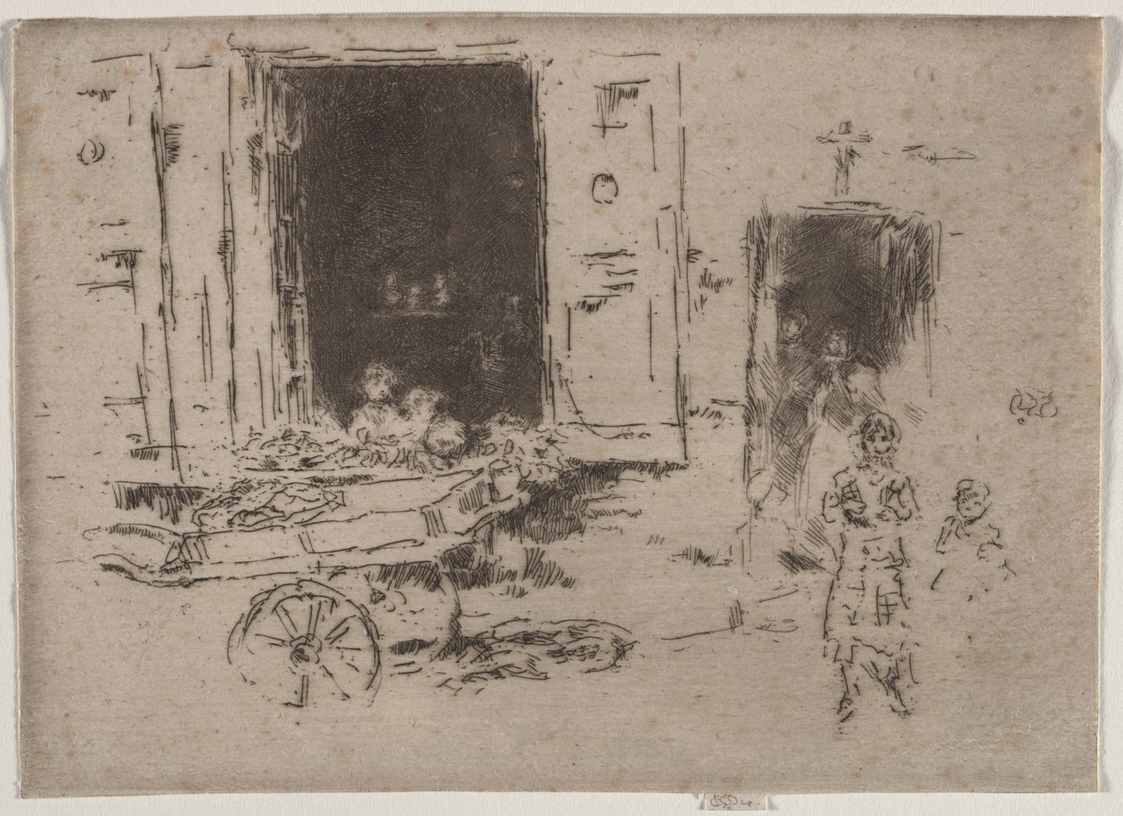 The Barrow – Marolles-kvartalet, Brussel av James McNeill Whistler