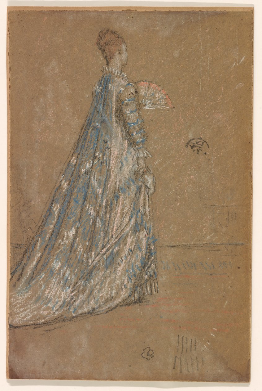 Den blå kjolen av James Abbott McNeill Whistler