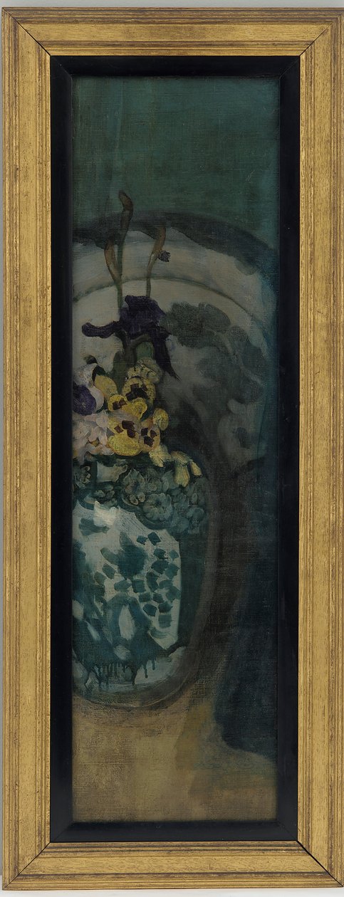 Den blå jenta (fragment): Lilla og blå av James Abbott McNeill Whistler