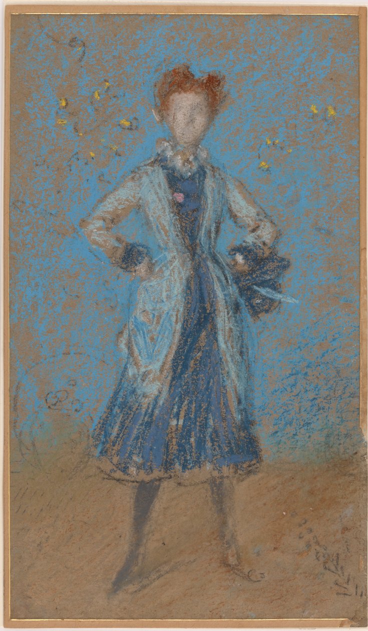Den blå jenta av James Abbott McNeill Whistler